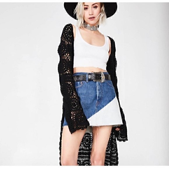 Levi's MINI SKIRT RETRO Y2K SIZE 25 - Picture 1 of 12
